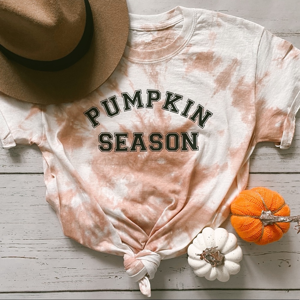 Pumpkin Season Tie Dye Shirt